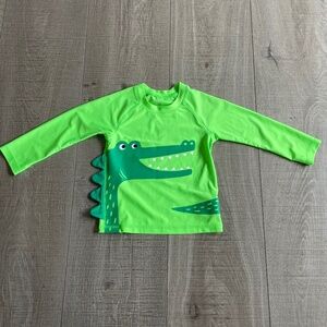 Gap Green Gekko Rash Guard shirt - Color: Green Sz: 3T